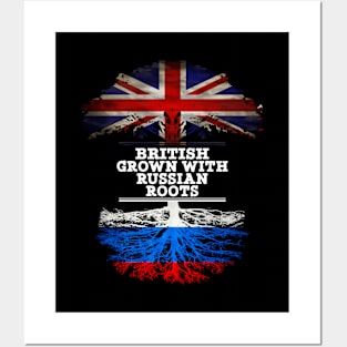 British Grown With Russian Roots - Gift for Russian With Roots From Russia Posters and Art
